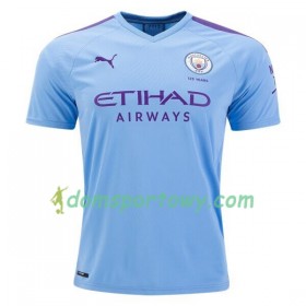Koszulka Manchester City Domowe Koszulki Piłkarskie 2019-2020 Krótki Rękaw